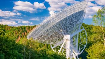 Radioteleskop Effelsberg in der Eifel