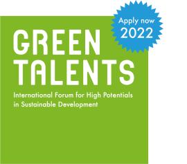 Logo Green Talents Apply now 2022