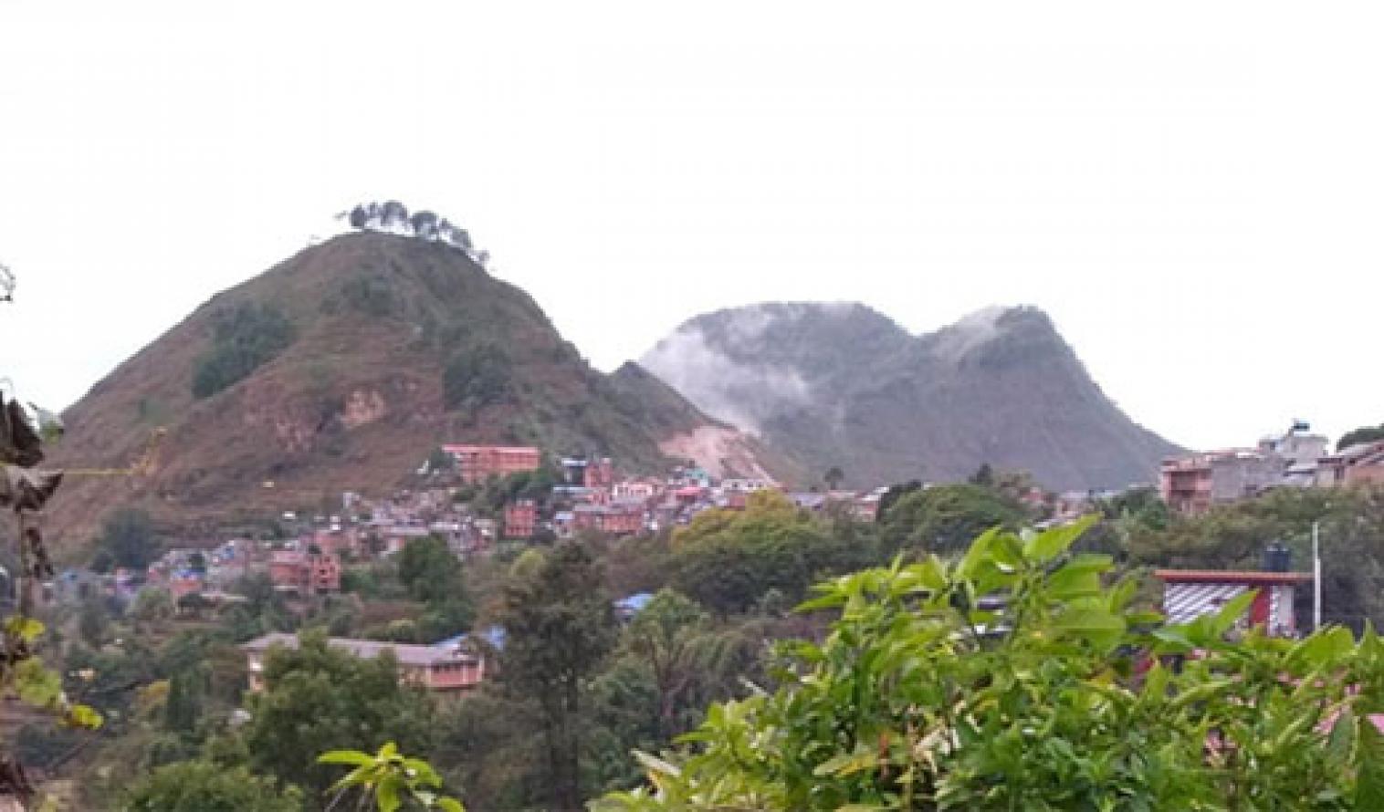Ansicht des Himalaya in Nepal