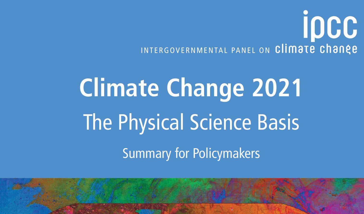 Cover Report Climate Change 2021