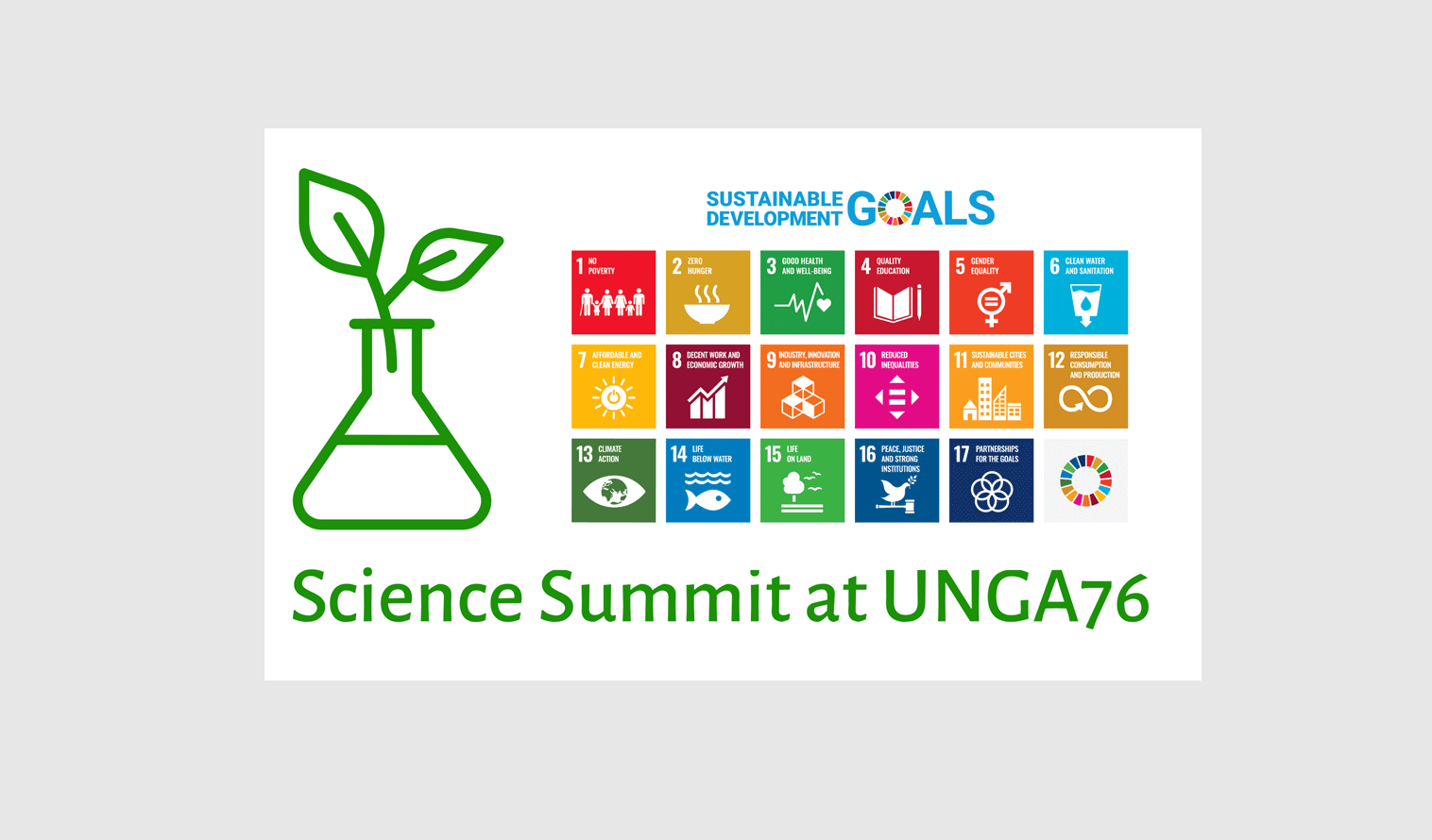 Logo Science Summit at UNGA76