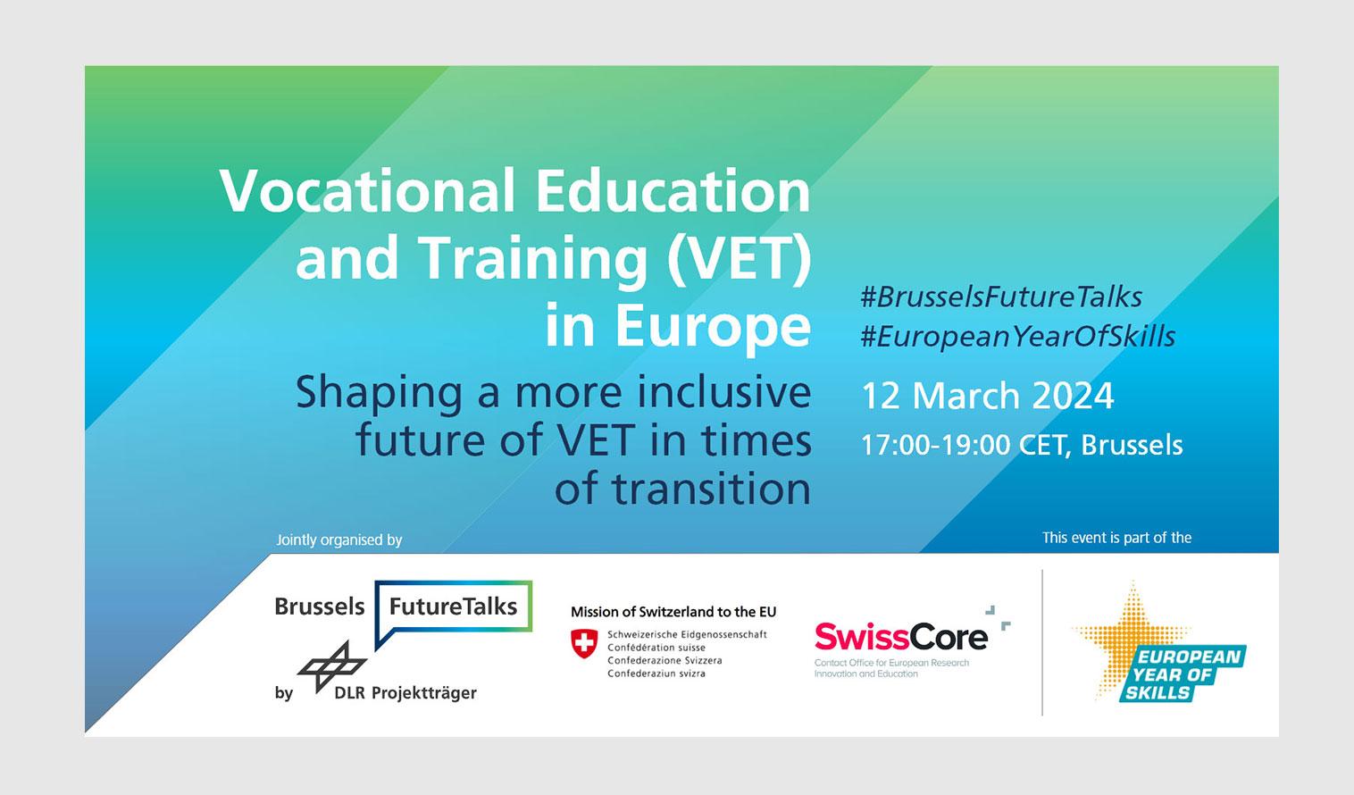 Cover zur Veranstaltung Brussels Future Talks Vocational Education and Training in Europe