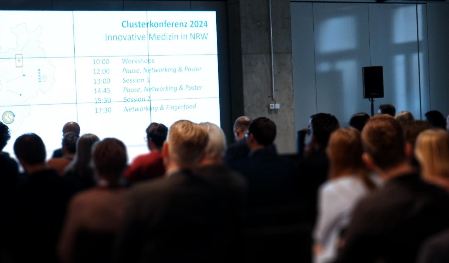 Impressionen der Konferenz des Cluster Medizin.NRW am 19. März 2024
