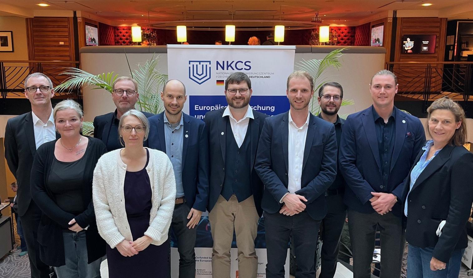 Team des DLR Projektträgers auf der NKCS Fachkonferenz