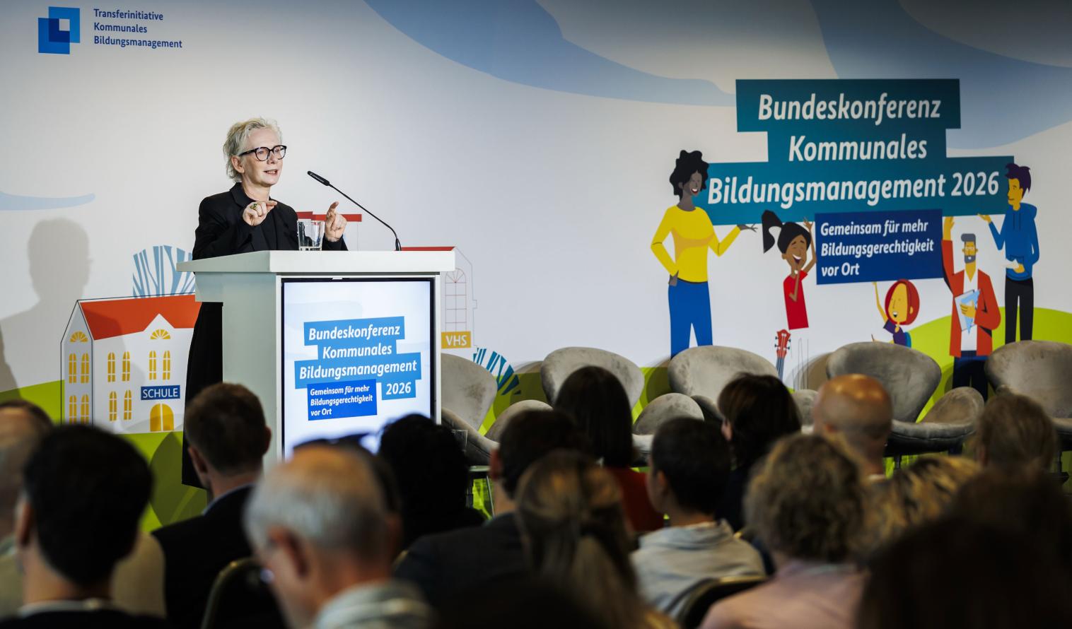 Impressionen der Bundeskonferenz Kommunales Bildungsmanagement 2026 