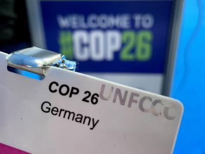 Badge Klimakonferenz-COP26