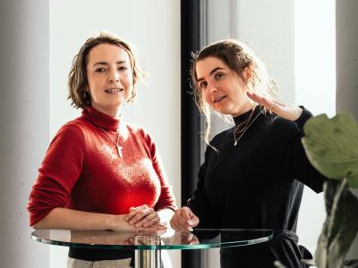 © Sunny Schneider. France-Audrey Magro und Juliane Lukas vom DLR Projektträger im Interview