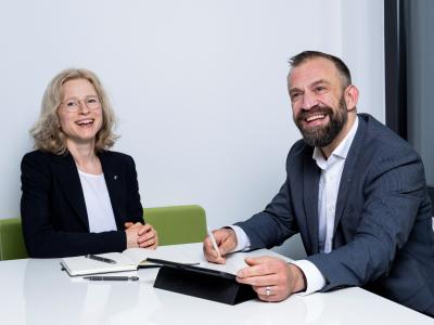 Hannes Barske und Eva Maria Zimmermann