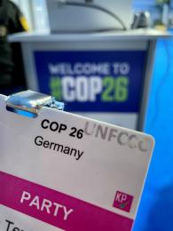 Badge Klimakonferenz-COP26