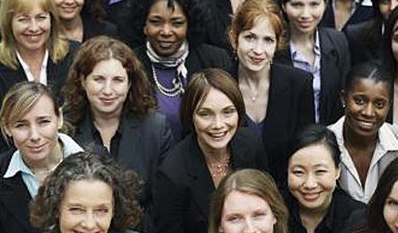 Gruppenfoto von Frauen