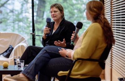 Tanja Wolf im Gespräch mit Isabel Aller