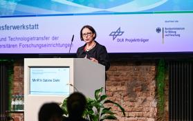 Ministerialrätin auf der 12. Transferwerkstatt