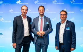DLR Projektträger Geschäftsleitung und Marco-Alexander Breit